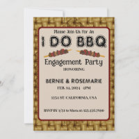 I DO GRILLEN Elegante Rustikale Weaving Engagement