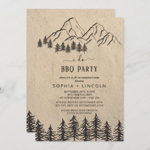 "I Do"-GRILLEN-Engagement-Partei für den Waldelber Einladung