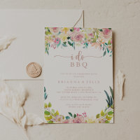 I Do GRILLEN Verlobung Rose Gold Floral Party