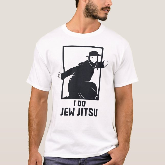 I Do Jew Jitsu I Funny Jui Jutsu T-Shirt (Vorderseite)
