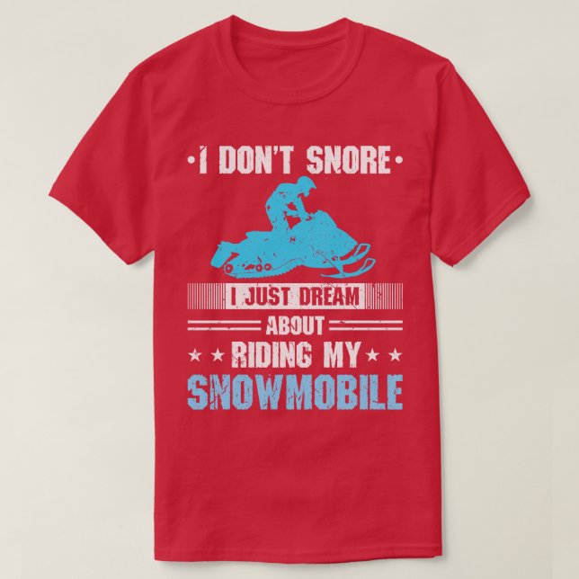 I Donore Men Snowmobile T-Shirt (Design vorne)
