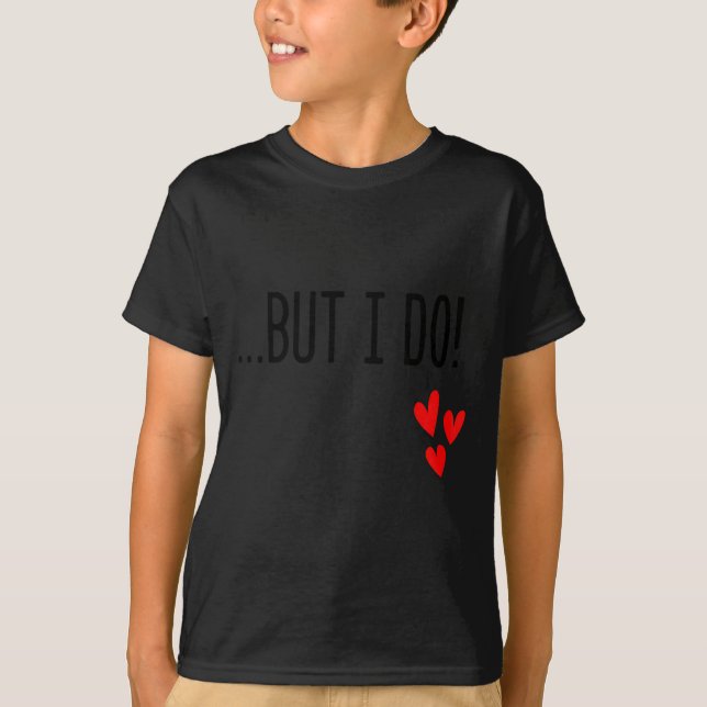 I Don't Do Matching Hearts Valentines Day Couples  T-Shirt (Vorderseite)