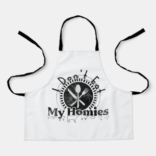 I don't eat my homies, funny vegan schürze