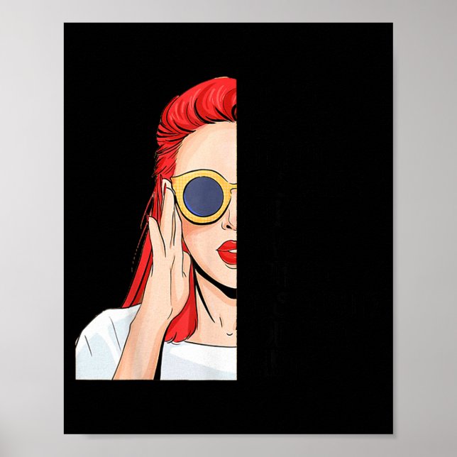 I Don't Have An Attitude Problem I Just Have A Red Poster (Vorne)