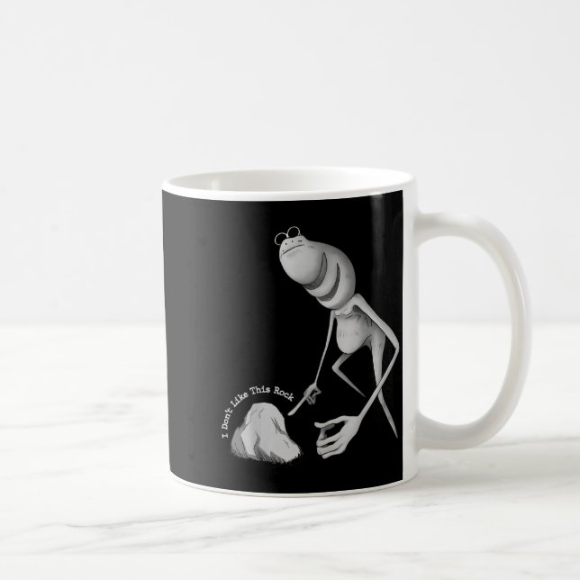 I Don't Like This Rock Funny Marcus The Worm Meme  Kaffeetasse (Rechts)