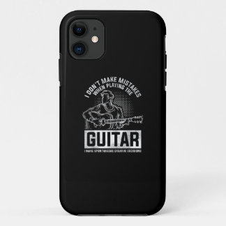 I Don't Make Mistakes When Playing The Guitar Case-Mate iPhone Hülle