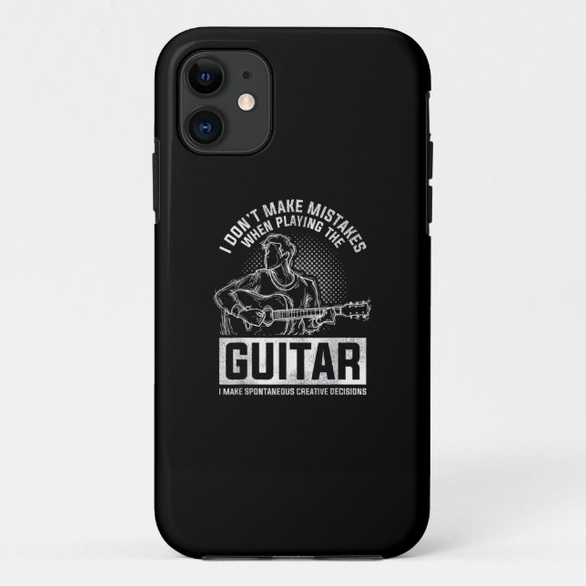 I Don't Make Mistakes When Playing The Guitar Case-Mate iPhone Hülle (Rückseite)