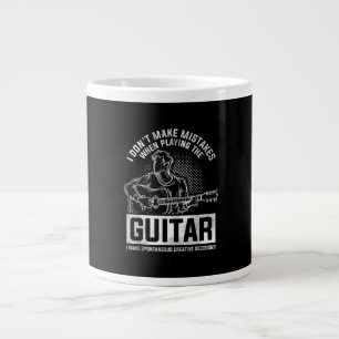 I Don't Make Mistakes When Playing The Guitar Jumbo-Tasse