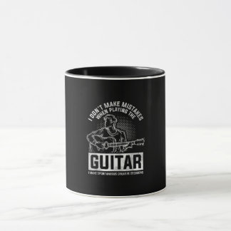 I Don't Make Mistakes When Playing The Guitar Tasse
