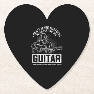 I Don't Make Mistakes When Playing The Guitar Untersetzer
