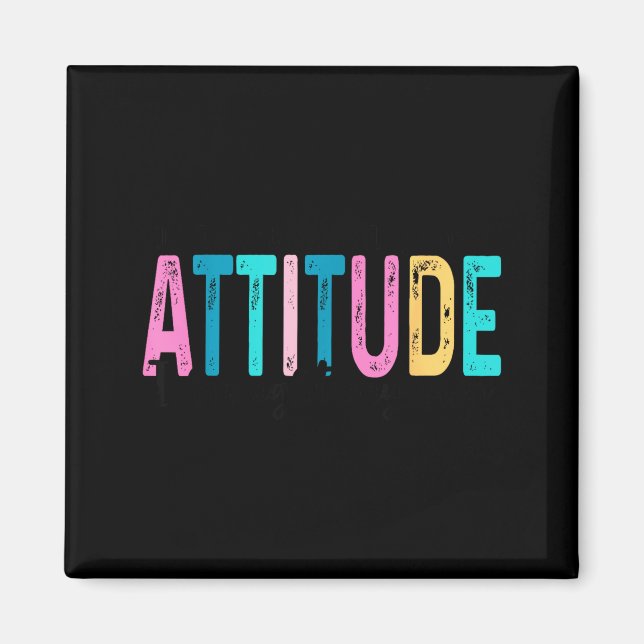 I Don't Need Your Attitude I Brought My Own, Funny Magnet (Vorne)