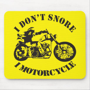 I Don't Snore I Motorrad ##USAPatriotGraphics Mousepad