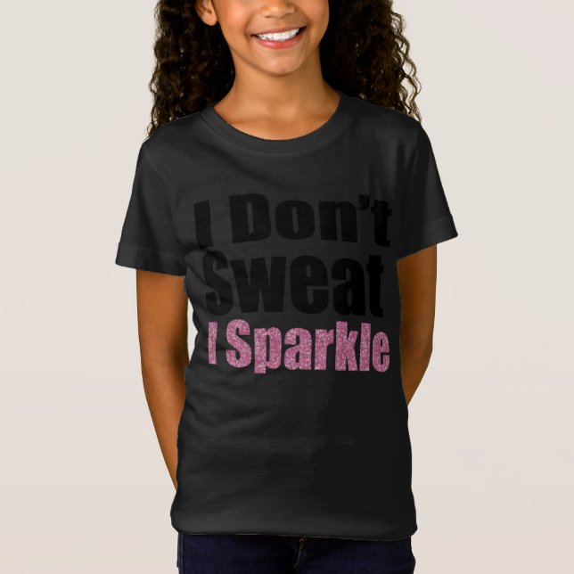 "I Don't Sweat I Sparkle" Active Tank (Vorderseite)