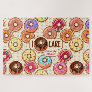 I Doughnut Care Niedlich Funny Donut Sweet Leckere Puzzle