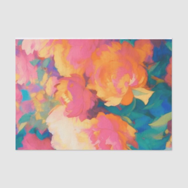 I Dream of Peonies Seidenpapier (Vorderseite)