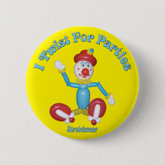 I Drehung für Partys-Knopf-Clown-Ballon Button