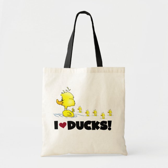 I duckt Liebe T-Shirts und Geschenke Tragetasche (Vorne)