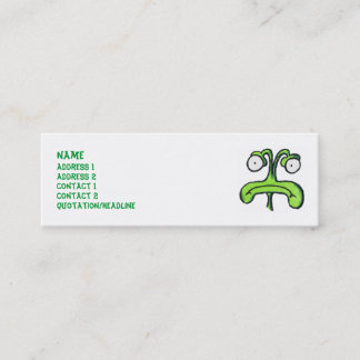 I dünne Visitenkarte FRÄULEINS MY PLANET ALIEN