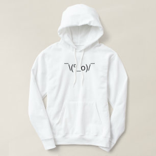 I Dunno LOL Ø\(º_o)/ Ø Emoticon Japanisch Kaomoji Hoodie