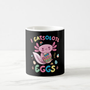 I Eatsolotl Eggs Rabbit Axolotl Bunny Oaster Kaffeetasse
