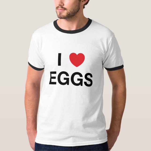 I EGGS HERZ T - Shirt (Vorderseite)