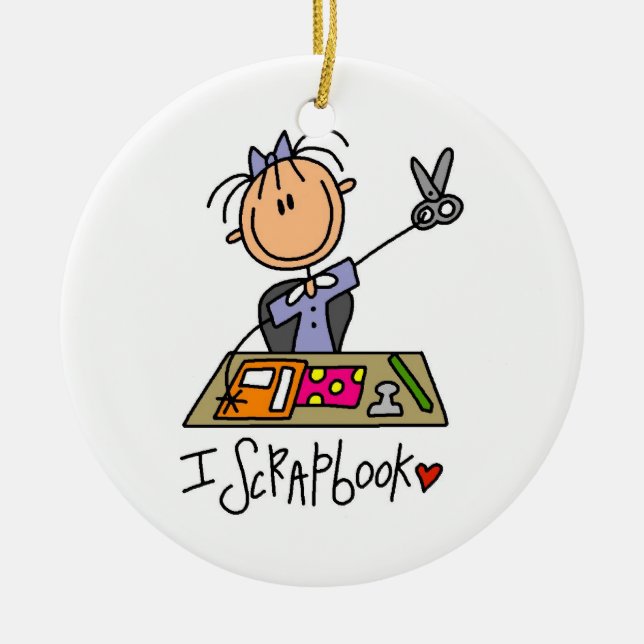 I Einklebebuch Keramikornament (Vorne)