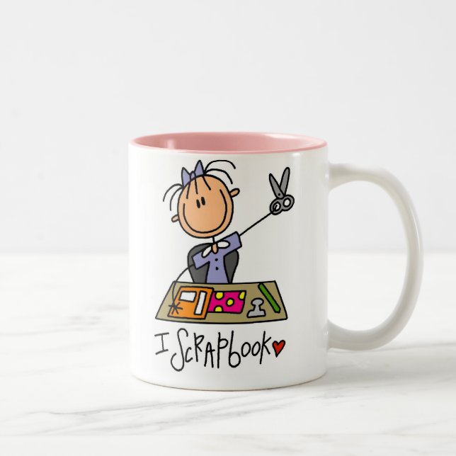 I Einklebebuch Zweifarbige Tasse (Rechts)