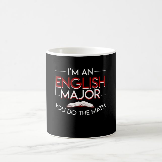 I englischer Major Sie Mathe-Englischlehrer Kaffeetasse (Mittel)