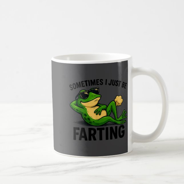 I Farting Frog Sometimes Just Dreams Kaffeetasse (Rechts)