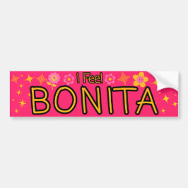 I Feel Bonita Aesthetic Groovy  Autoaufkleber