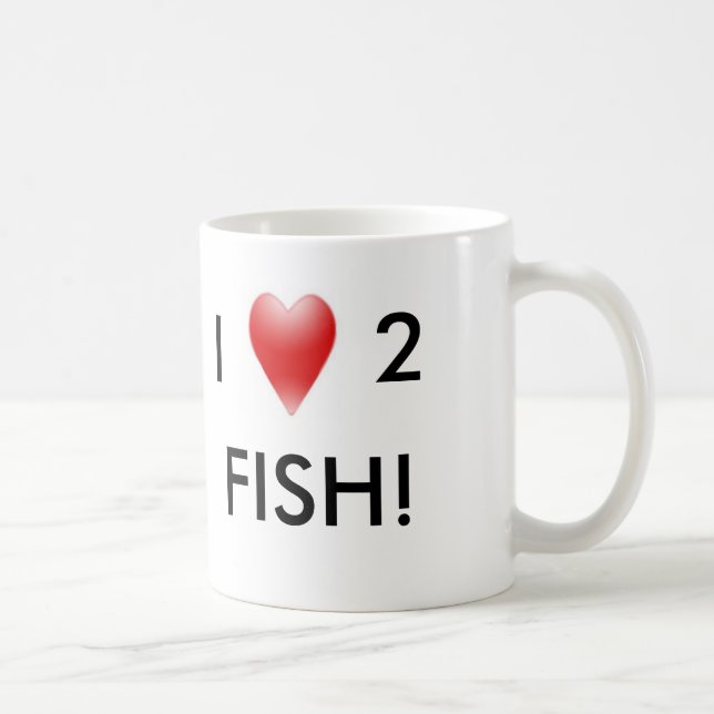 I FISCHE DER LIEBE-2! TASSE (Rechts)