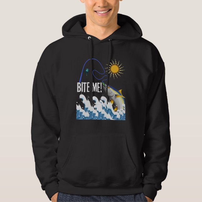 I Fischen Hoodie (Vorderseite)