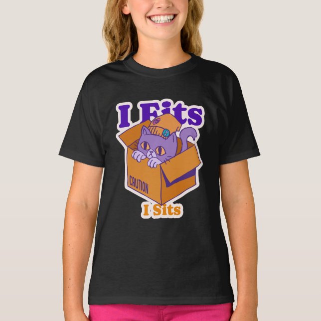 I Fit I Sits T-Shirt (Vorderseite)