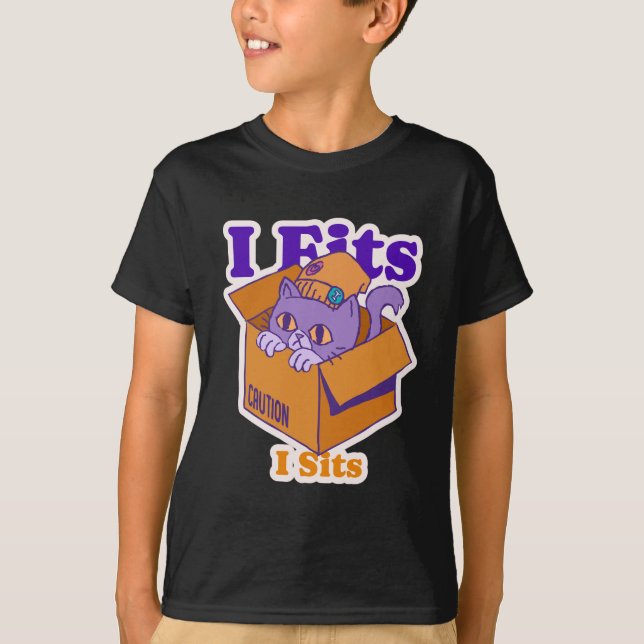 I Fit I Sits T-Shirt (Vorderseite)