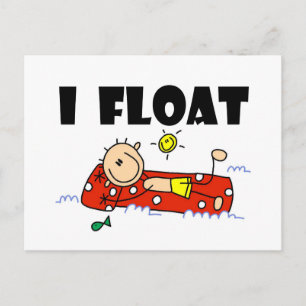 I Float T - Shirt und Geschenke Postkarte
