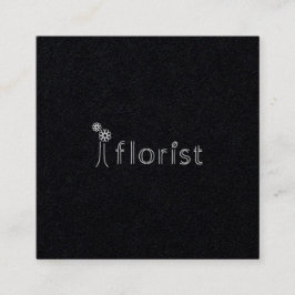 i floristさまショップカード2 quadratische visitenkarte