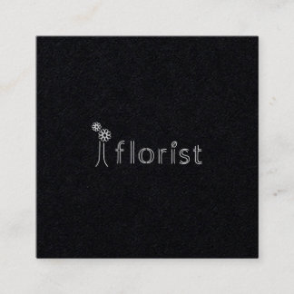 i floristさまショップカード２ quadratische visitenkarte