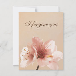 i forgive you flower einladung