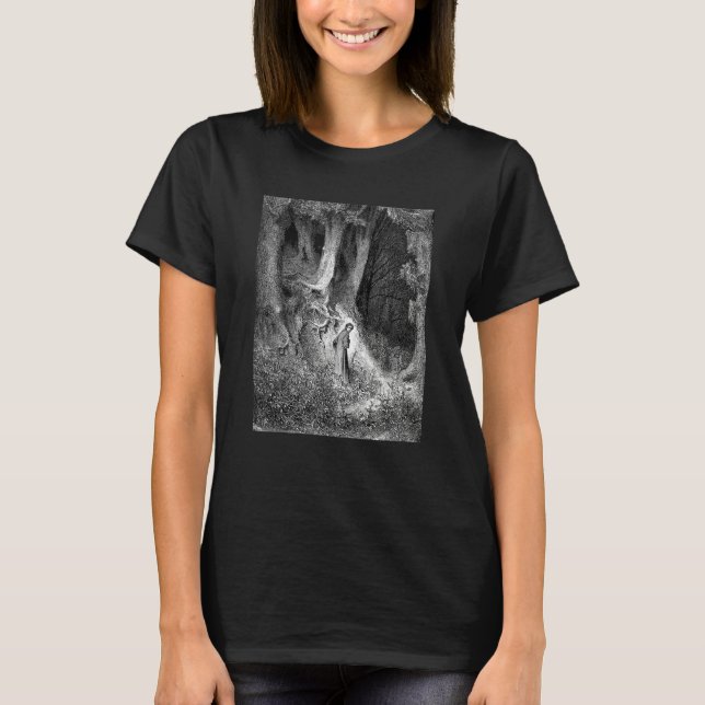 I Found Myself Within a Forest Dark by Gustave Dor T-Shirt (Vorderseite)