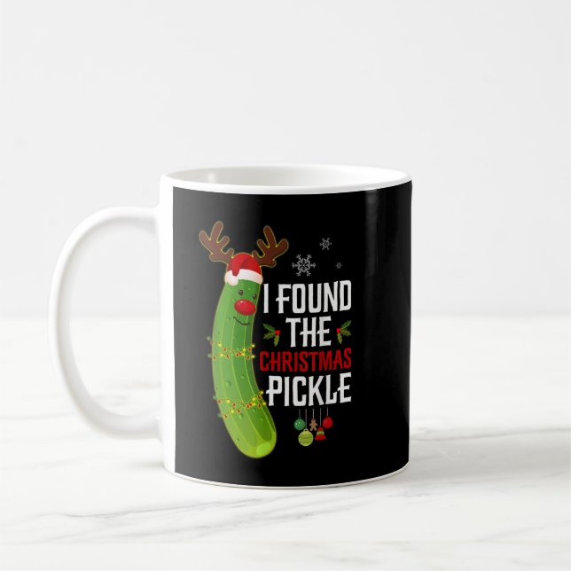 I Found The Christmas Pickle Kaffeetasse (Links)