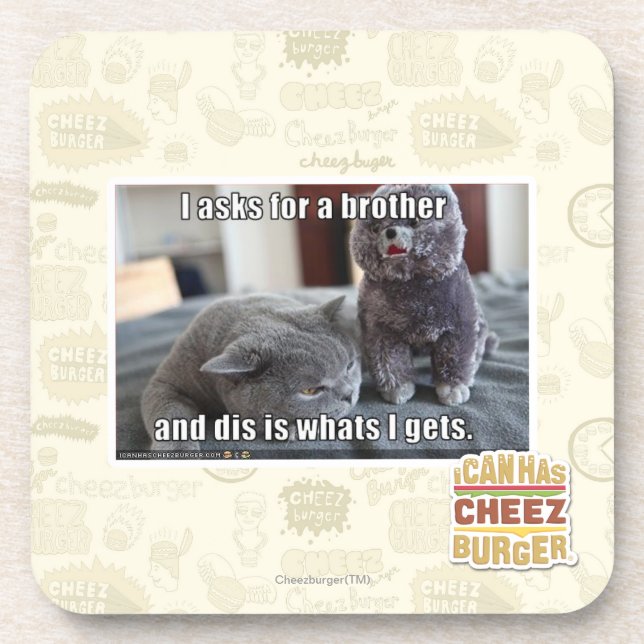 I fragt für einen Bruder Untersetzer (Vorderseite)