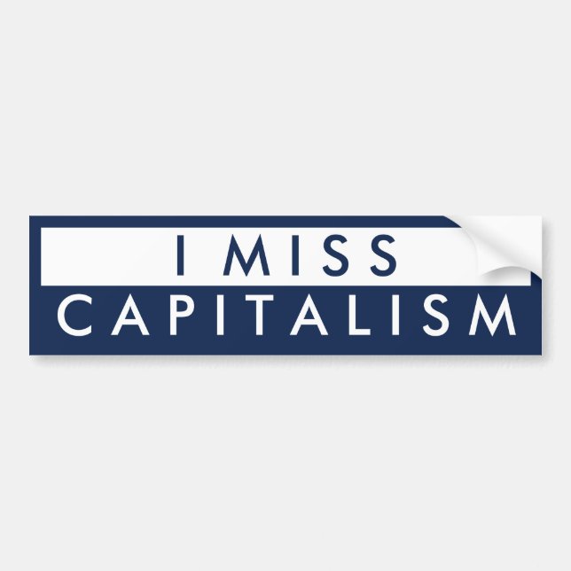 I Fräulein Capitalism Autoaufkleber (Vorne)