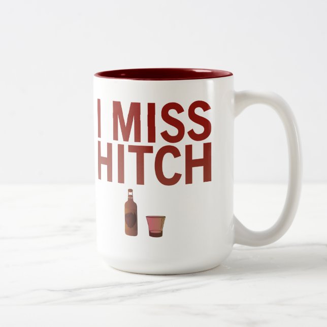 I Fräulein Hitch Mug Zweifarbige Tasse (Rechts)