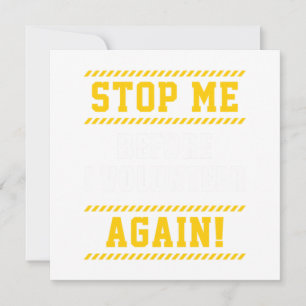 I Freiwillige Freiwillige Wohltätigkeit Kindne Einladung