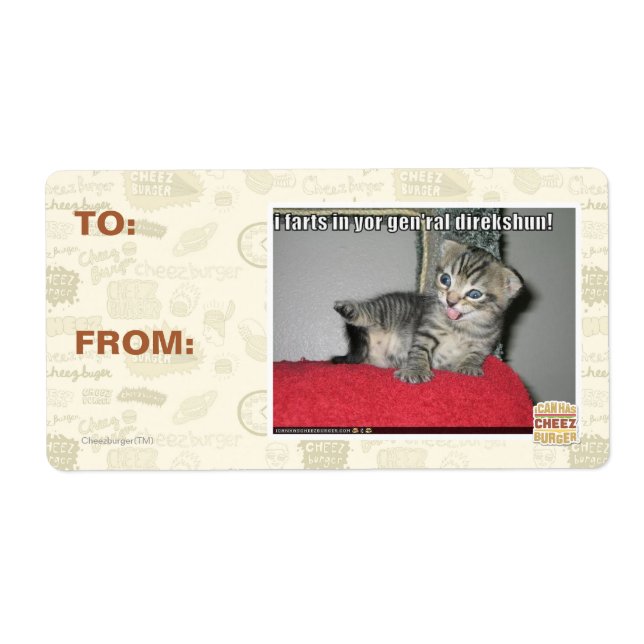 I Furzen in Ihrem gen'ral direkshun (Vorne)