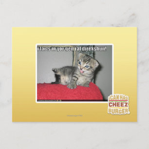 I Furzen in Ihrem gen'ral direkshun Postkarte