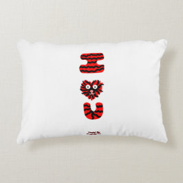 I Fuzzy U Accent Pillow Dekokissen