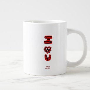 I Fuzzy U Jumbo Tasse