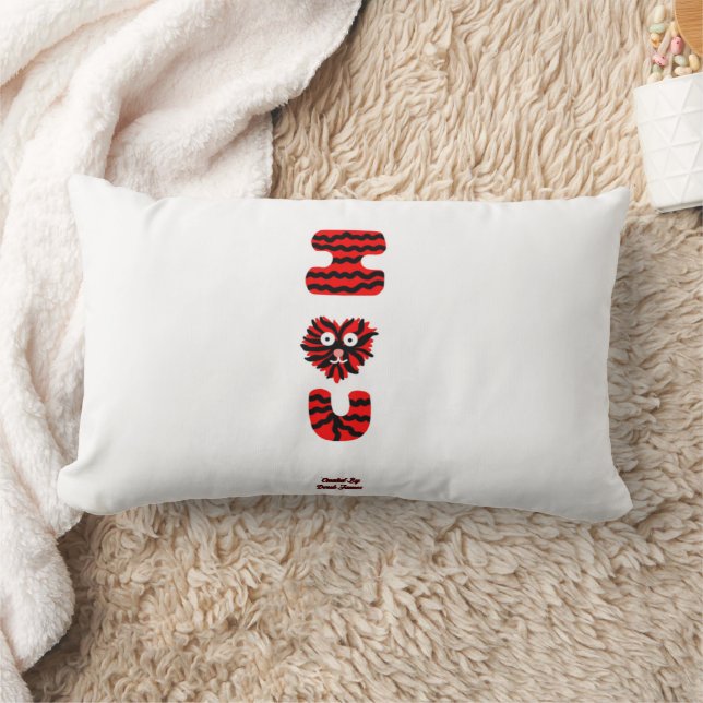 I Fuzzy U Lumbar Kissen (Decke)