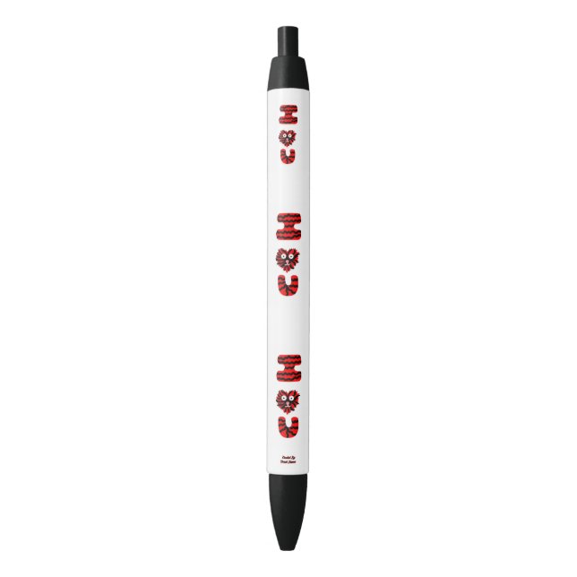I Fuzzy U Pen Kugelschreiber (Vorderseite Vertikal)
